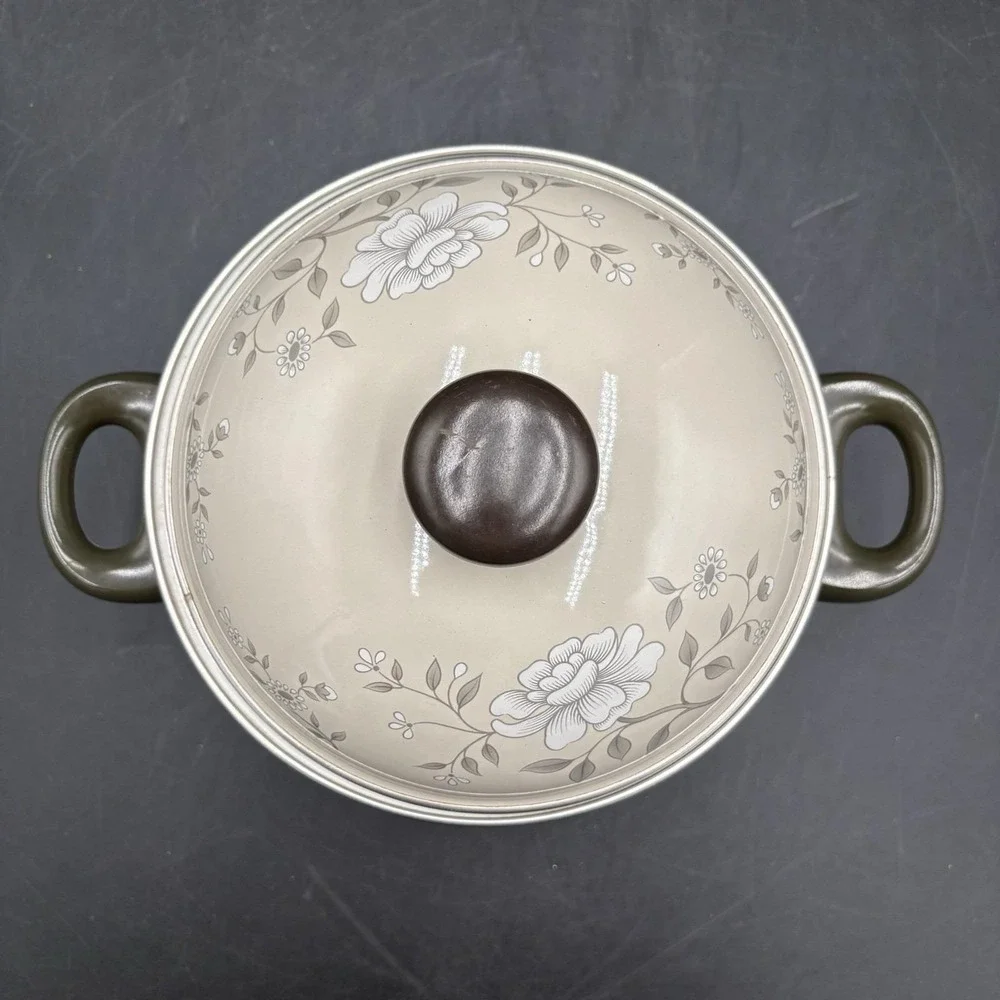 Southern Collection 7qt Stew Pot With Cover Porcelain On Steel Gourmet Pot